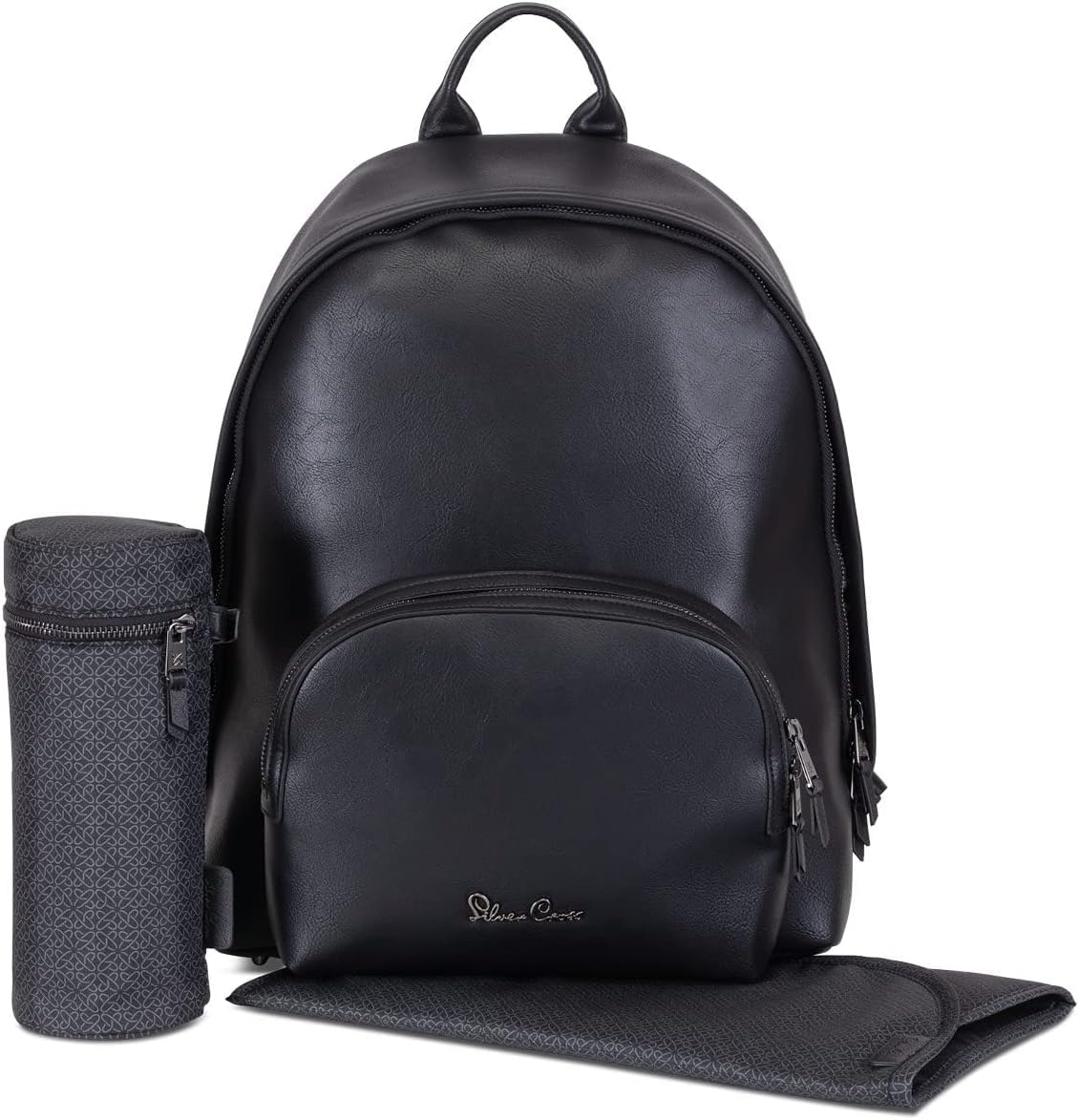 Silver Cross Baby Changing Bag - Large Travel Backpack for Newborn Essentials | Vegan-Friendly Diaper Bag | Pram & Stroller Accessories | Perfect for Parenting On-The-Go & Family Outings
