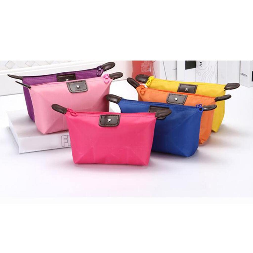 Waterproof Makeup Bag & Travel Toiletry Pouch - VMS INDIA Cosmetic Organizer for Women, Blue | Perfect for Travel, Gym, School & Daily Essentials Storage