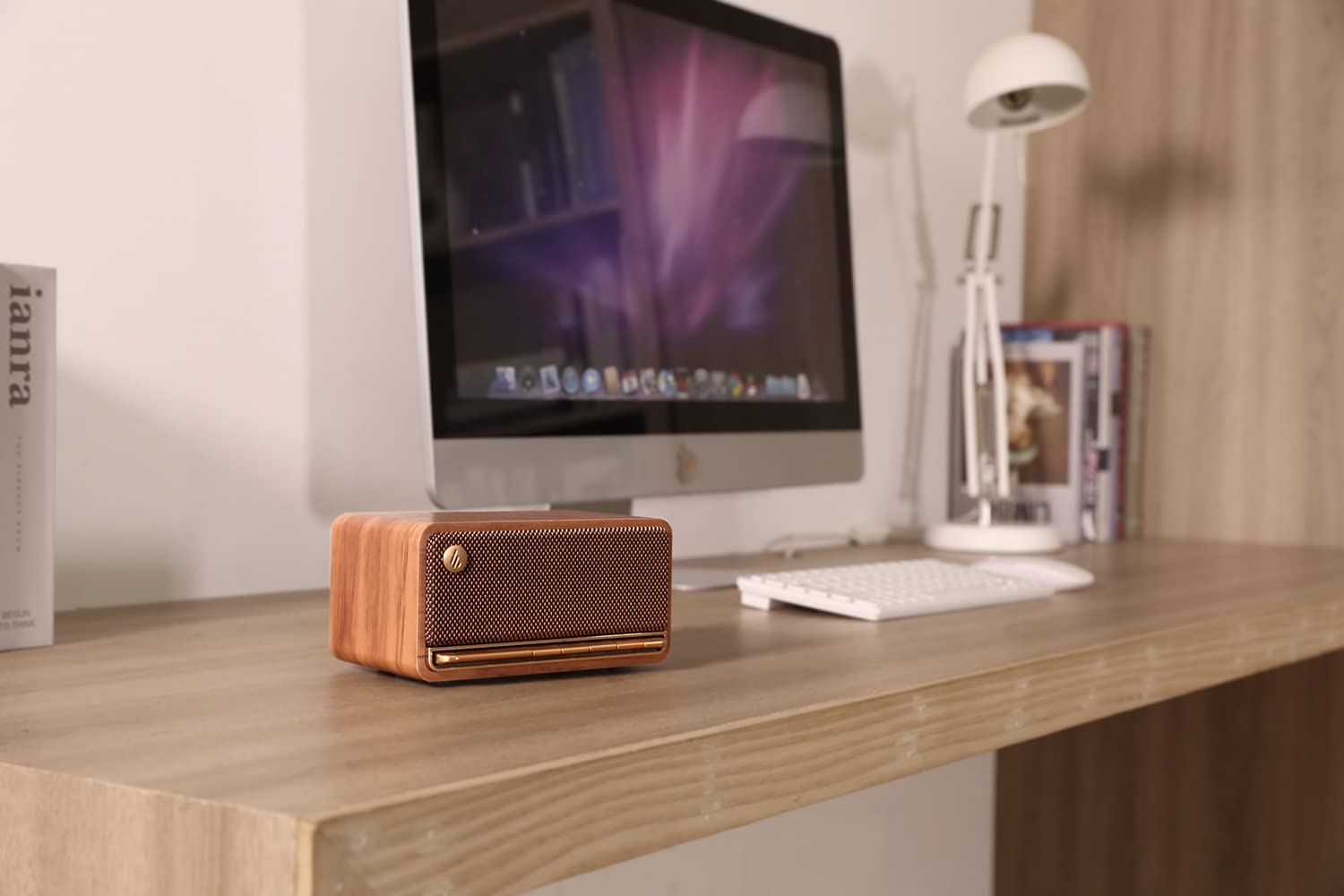 Edifier MP230 Retro Bluetooth Portable Speaker - Classic Design, Full Range Driver, Bluetooth 5.0, 10-Hour Battery Life - Perfect for Home, Office, Travel & Outdoor Adventures