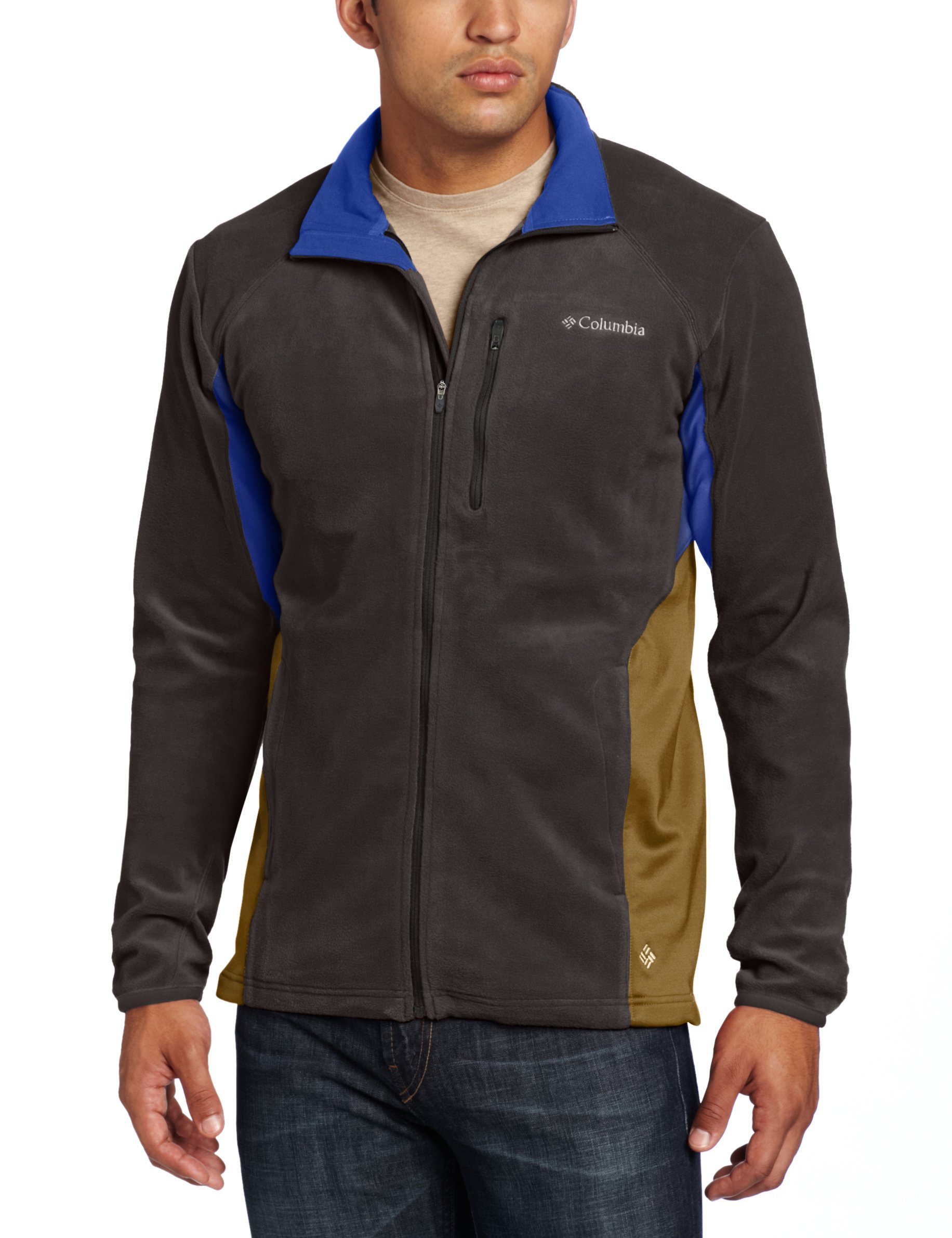 Columbia Men's Heat 360 II Full Zip Jacket - Lightweight Insulated Winter Coat for Hiking, Camping & Outdoor Activities | Water-Resistant Fleece Lined Jacket for Cold Weather