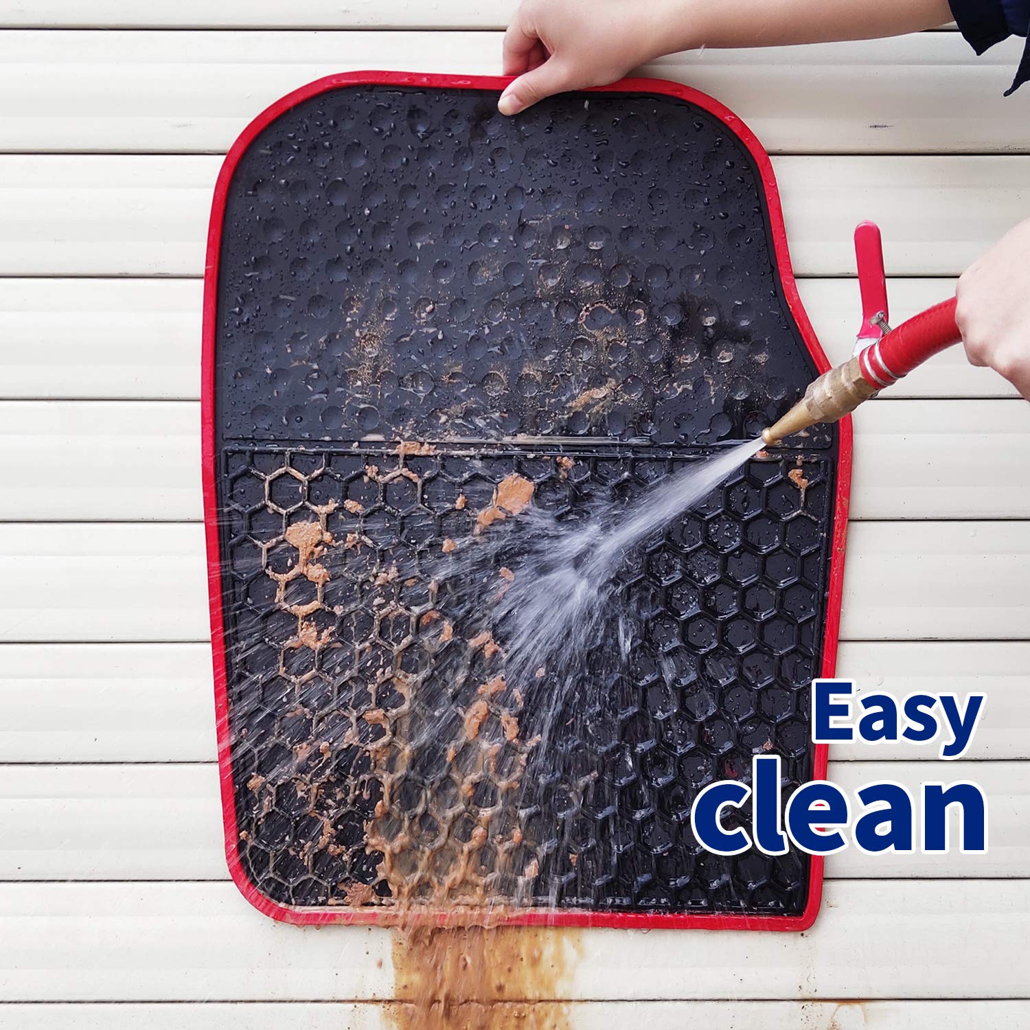 Custom Fit All-Weather Rubber Floor Mats for Chevrolet Equinox & GMC Terrain (2018-2024) - Odorless, Washable Car Floor Liners - Perfect for Daily Commute, Road Trips & Winter Protection