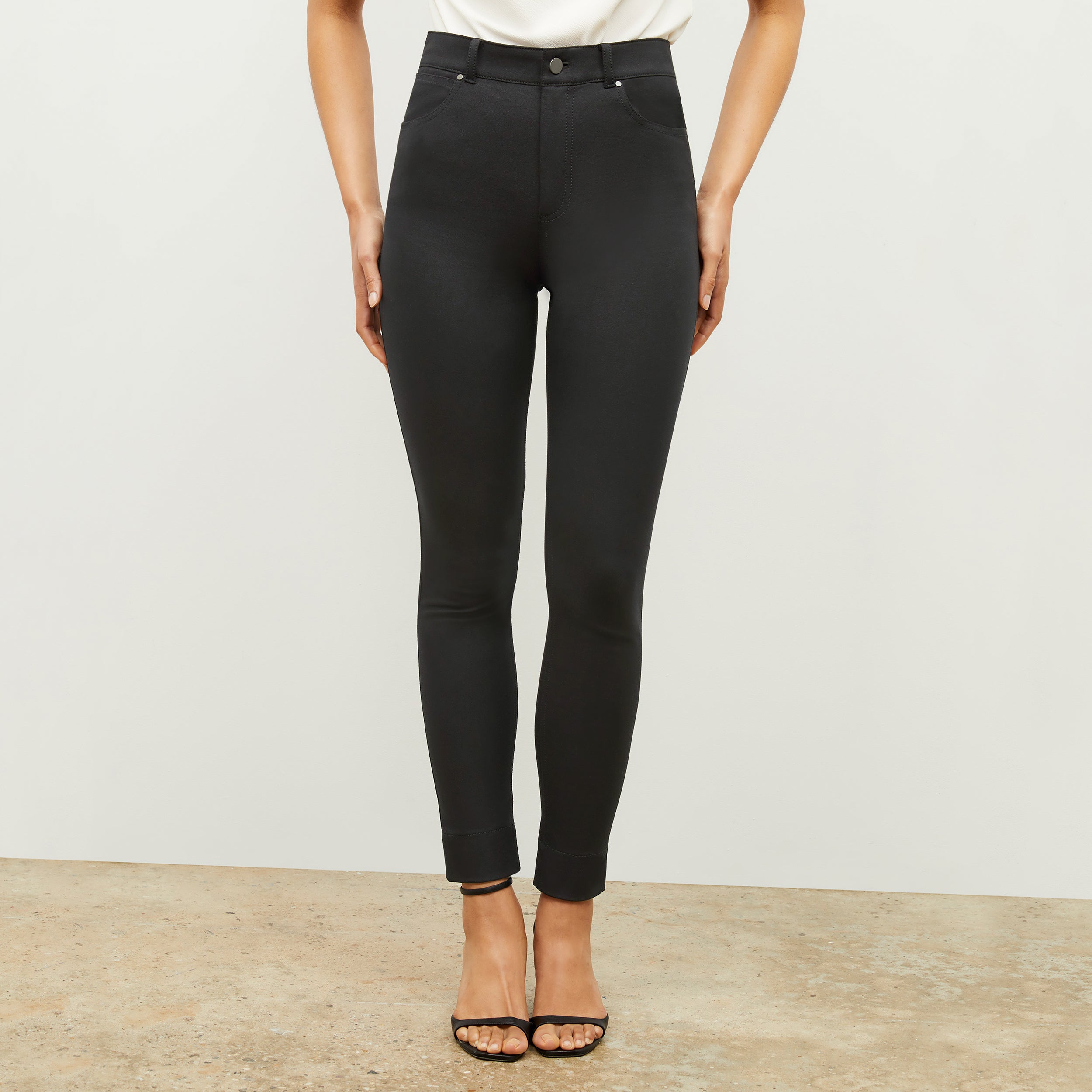 Eco-Friendly Better Than Denim Jeans for Women - Sammataro Black Stretch Pants | Perfect for Casual Wear, Work & Everyday Outfits