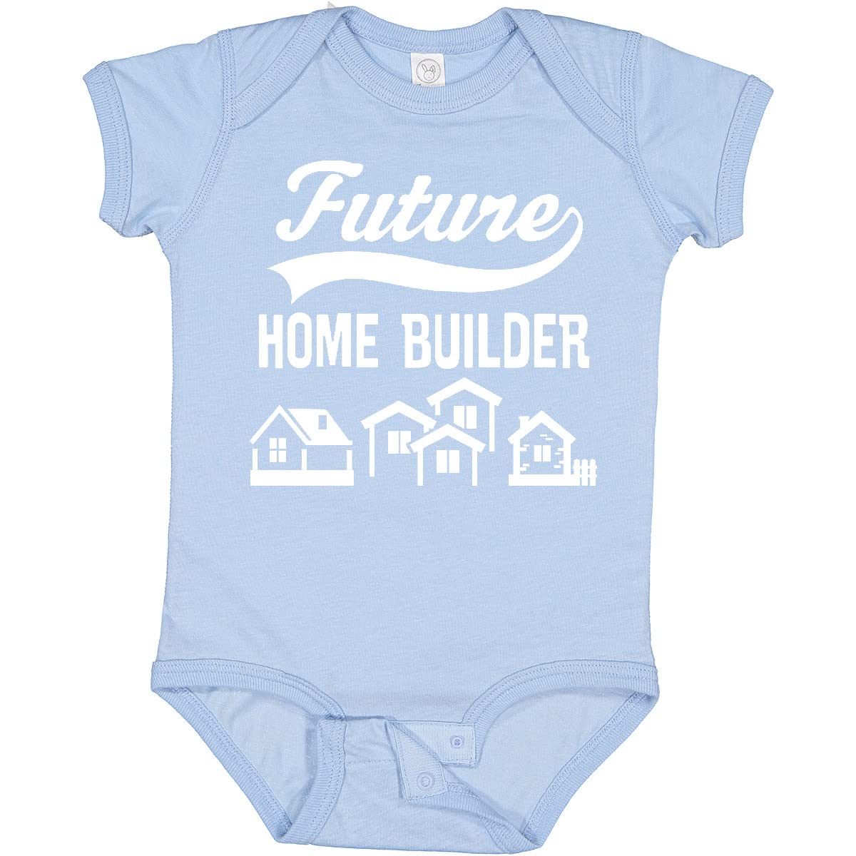 Inktastic Future Home Builder Contractor Baby Bodysuit - Cute Construction Theme Infant Onesie for Newborns & Toddlers - Perfect for Baby Showers, Construction-Themed Parties & Family Photo Shoots