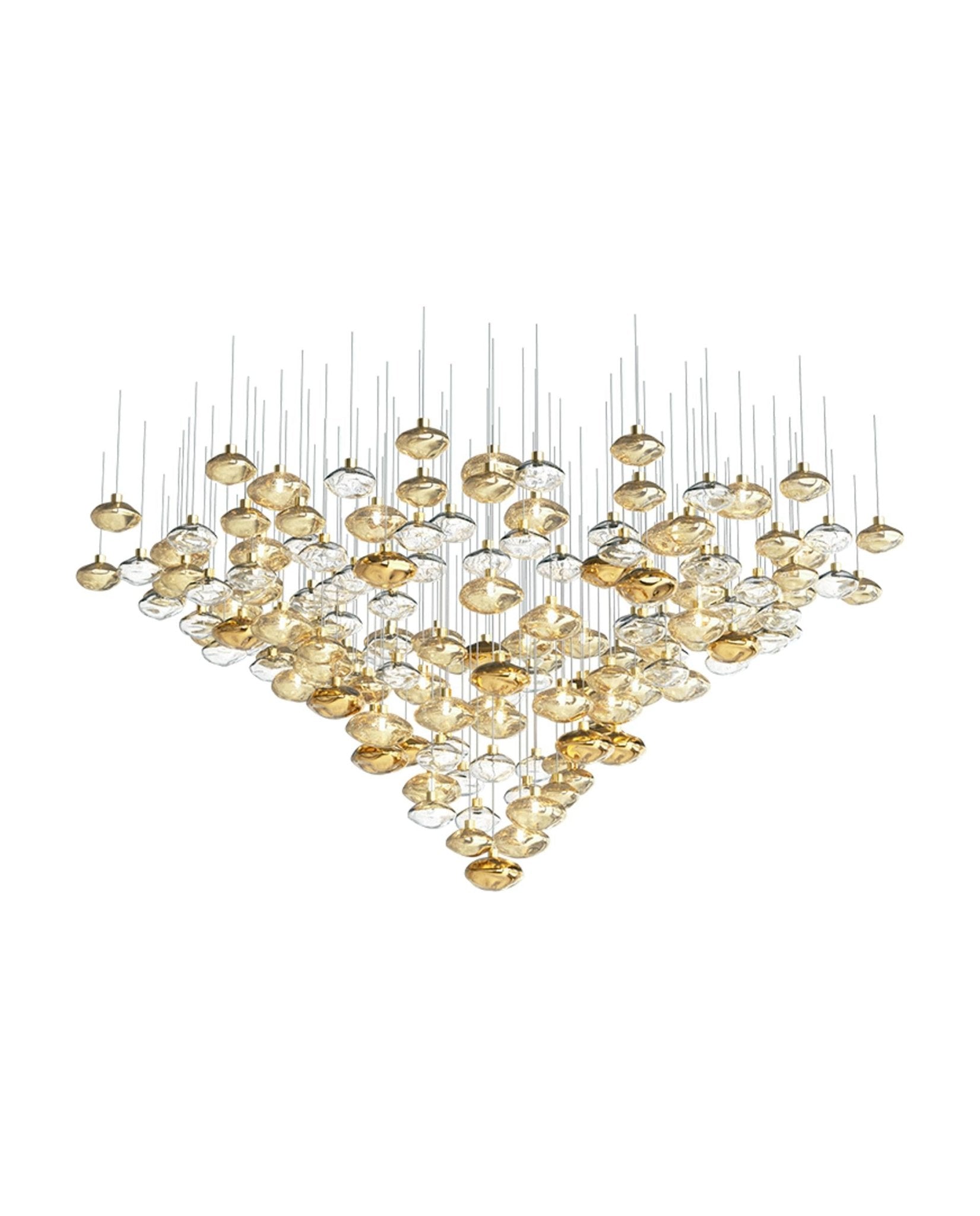 Stylish Lure Chandelier Lighting Fixture - Modern Crystal Ceiling Light for Dining Room, Bedroom & Living Room Decor