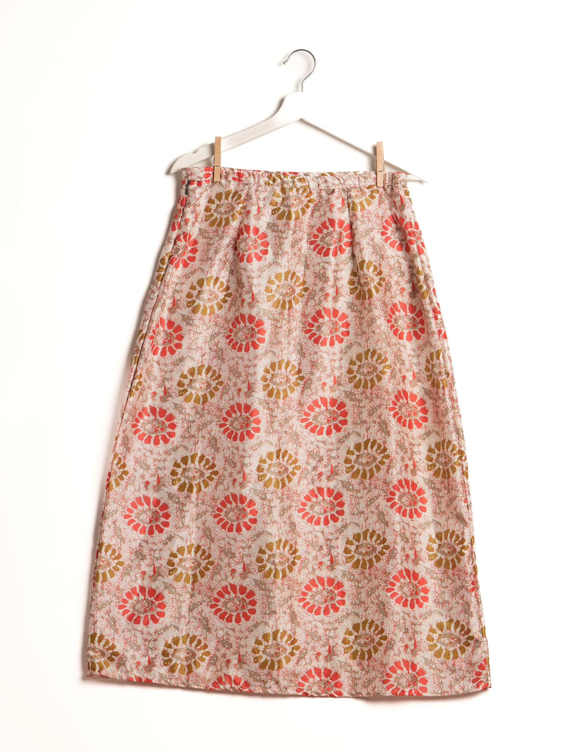Elegant A-Line Skirt for Women - Flattering Midi Length with Stretchy Waistband | Perfect for Office, Date Night & Casual Outfits
