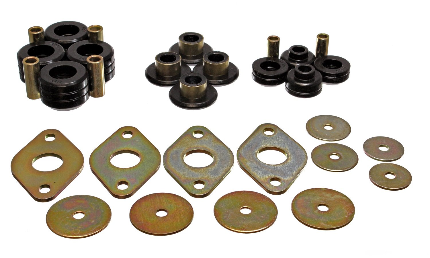 Energy Suspension 8.4103G Cab Mount Bushing Kit - Heavy Duty Rubber Bushings for Truck & SUV Suspension Systems - Reduce Vibration & Noise for Smoother Ride