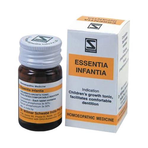 Dr. Willmar Schwabe India Essentia Infantia Homeopathic Tablets - 20gm Bottle for Baby Colic & Digestive Support | Safe Infant Remedy for Gas, Cramps & Stomach Discomfort