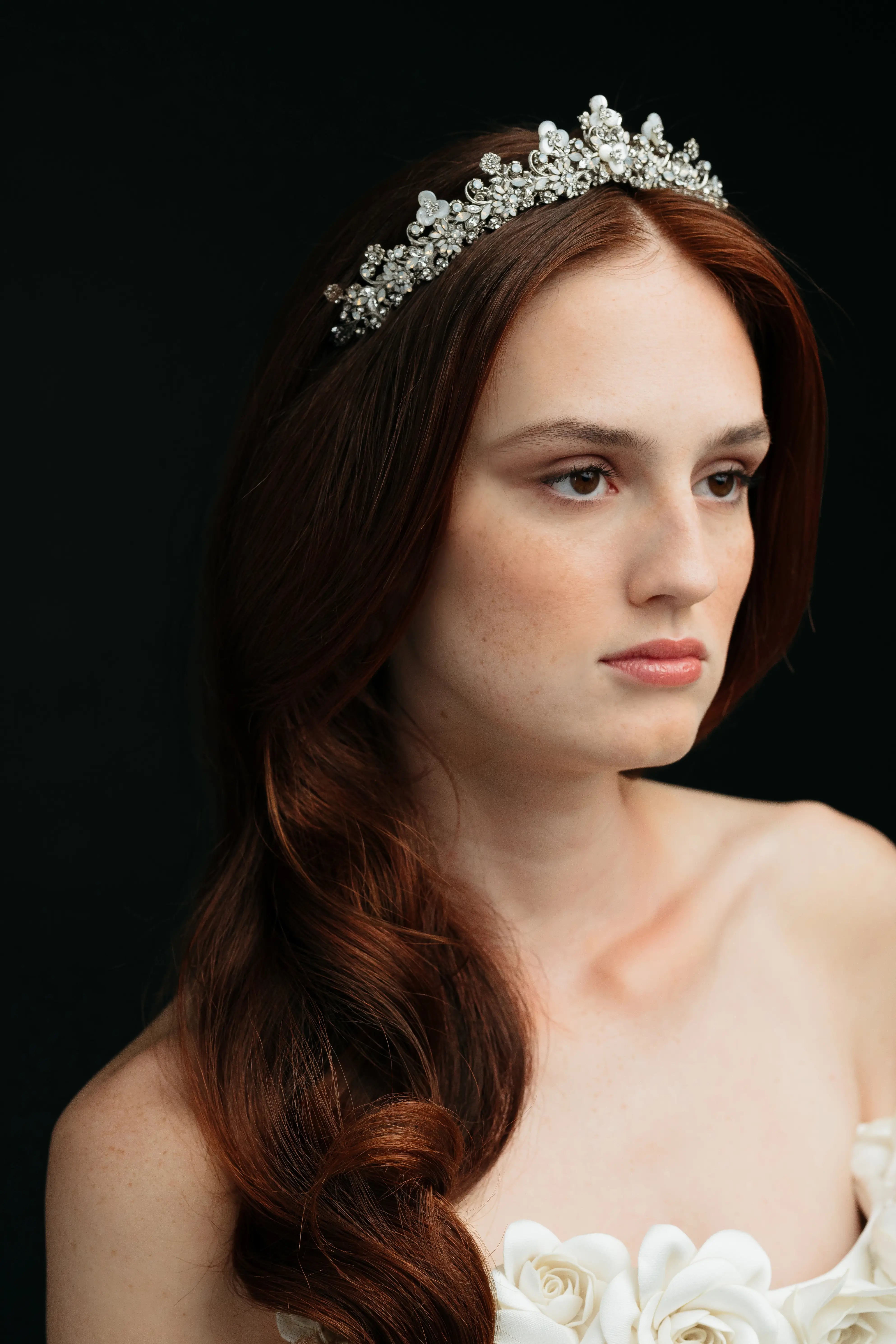 Windfall Crown - Elegant Floral Headpiece for Weddings, Parties & Boho Fashion | Perfect for Brides, Festival Goers & Photoshoots