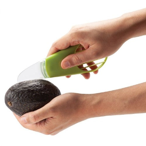 Premium 3-in-1 Avocado Slicer Tool - Stainless Steel Cutter, Pitter & Slicer - Perfect for Guacamole, Salads & Healthy Snacks