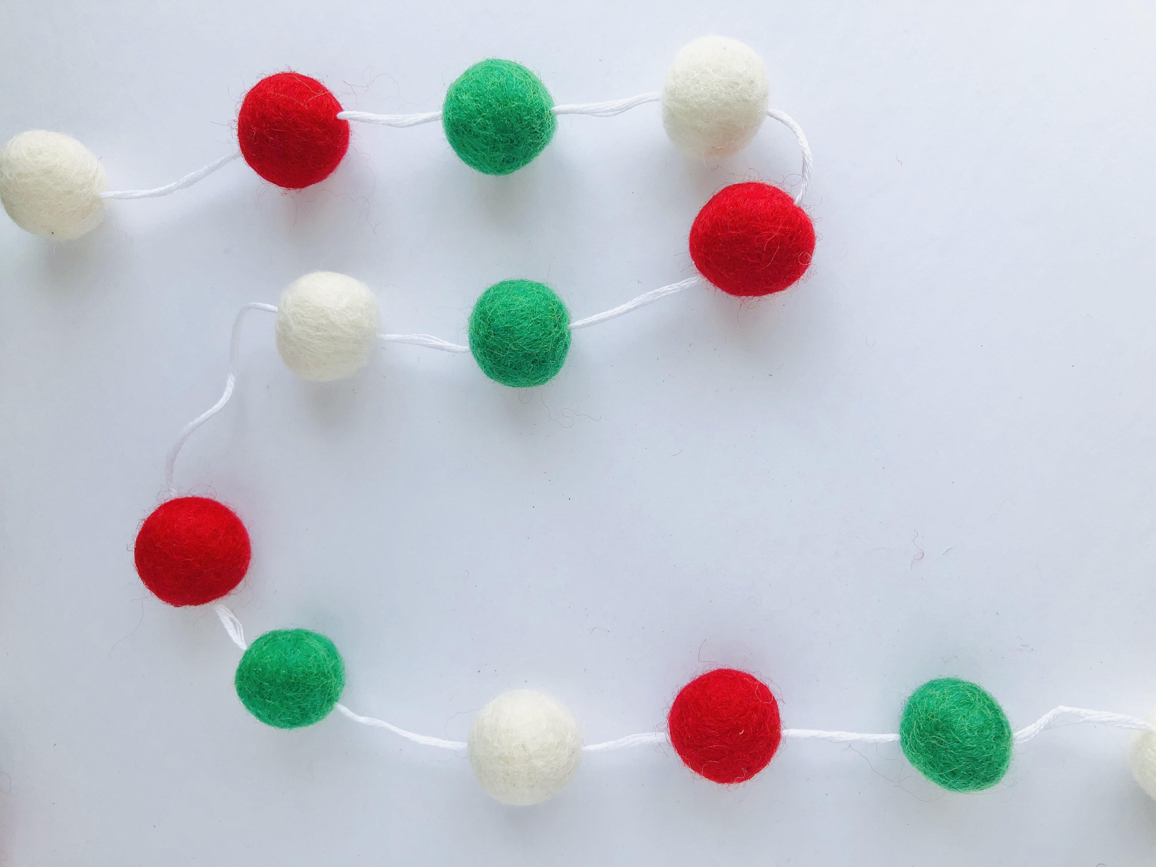 Tri Christmas Garland - Premium Holiday Decor for Tree, Mantel & Staircase | Festive Xmas Home Decoration