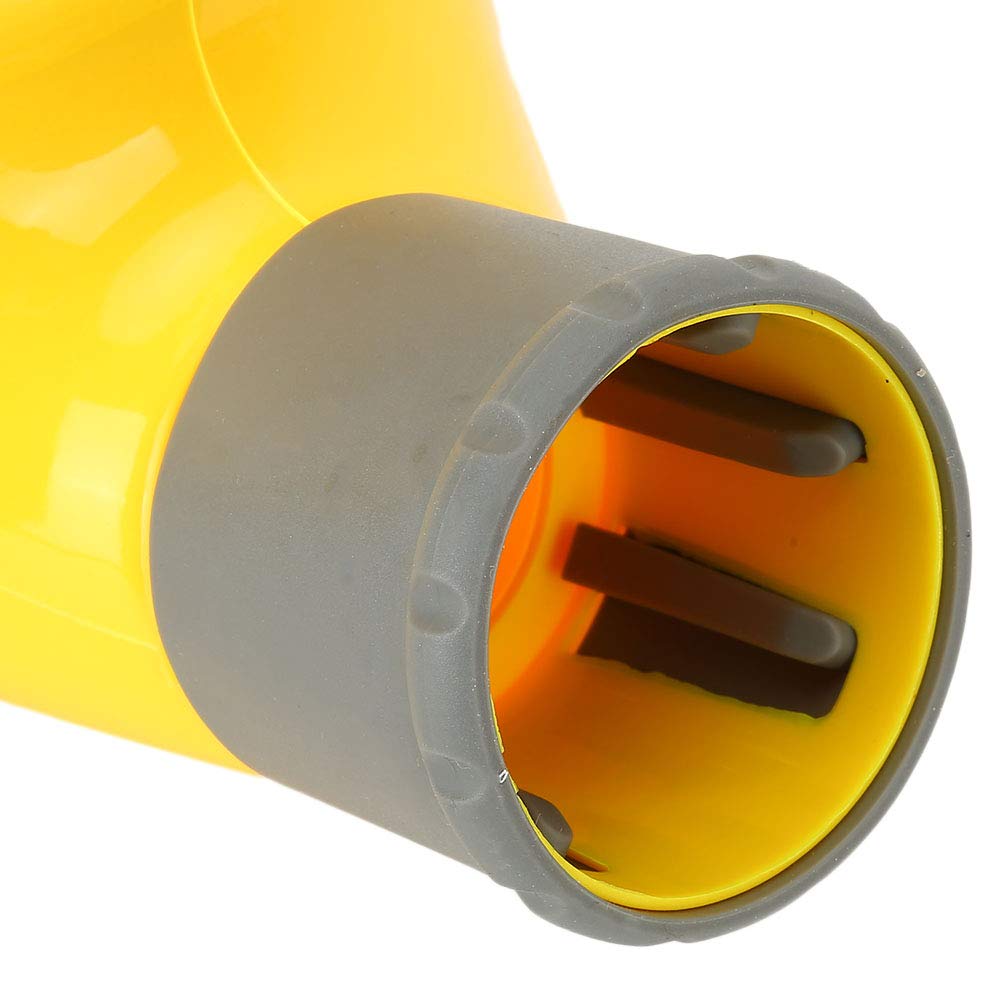 ANGGREK Universal Hair Diffuser for Blow Dryer - Professional Styling Attachment for Curly & Wavy Hair (Yellow) | Perfect for Home Salon Use & Travel Hair Care