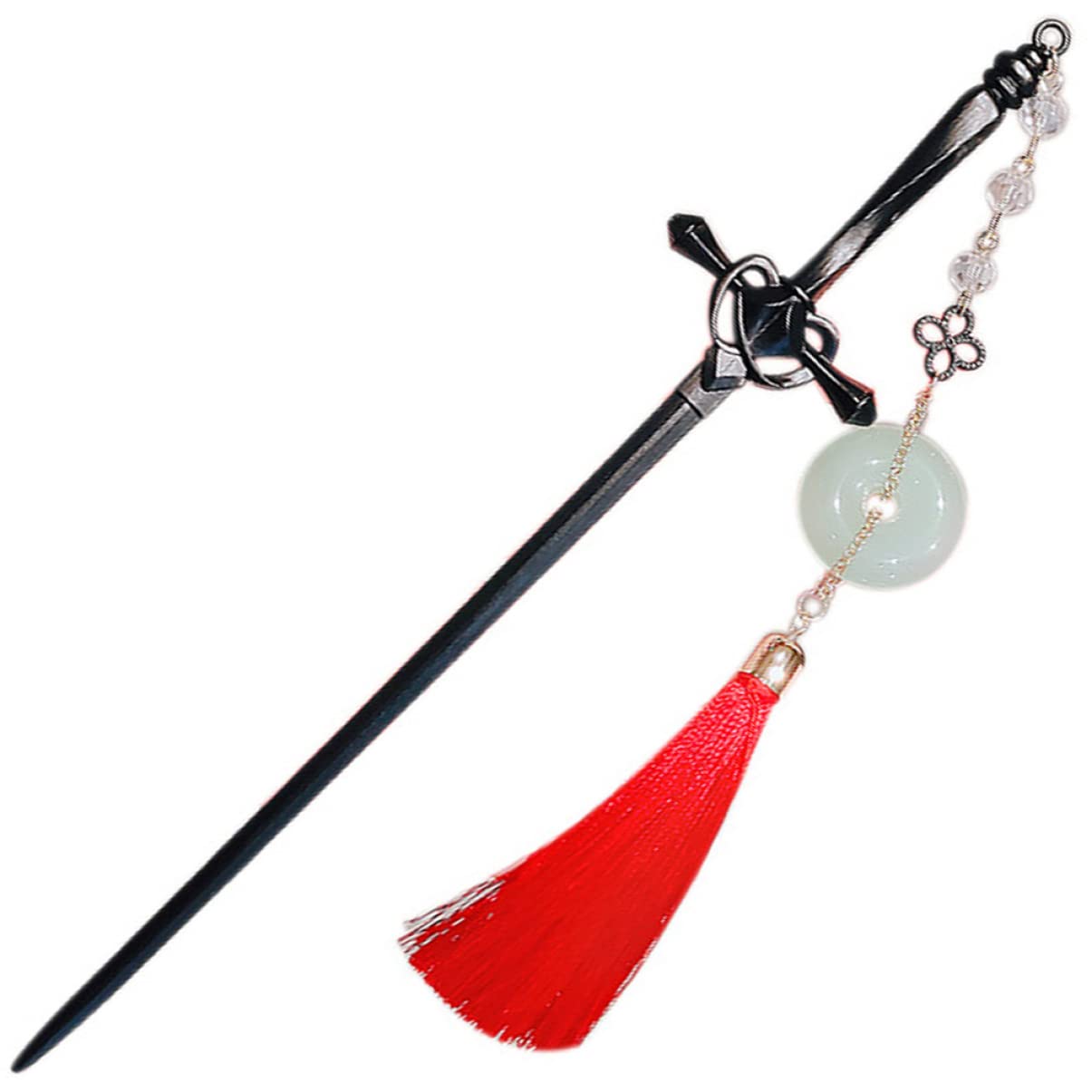 Beaupretty Women's Hair Stick with Tassel - Elegant Chignon Bun Hairpin, Chinese Sword Style Hair Accessory for Girls & Women | Perfect for Weddings, Cosplay, and Traditional Hairstyles
