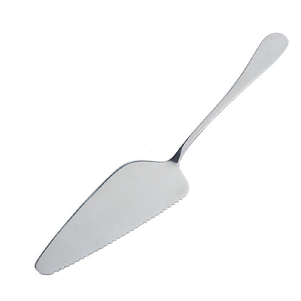 Stainless Steel Serrated Cake Knife - Professional Cake Server with Blade Cutter for Baking, Pastry & Desserts | Perfect for Birthday Cakes, Wedding Cakes & Kitchen Use