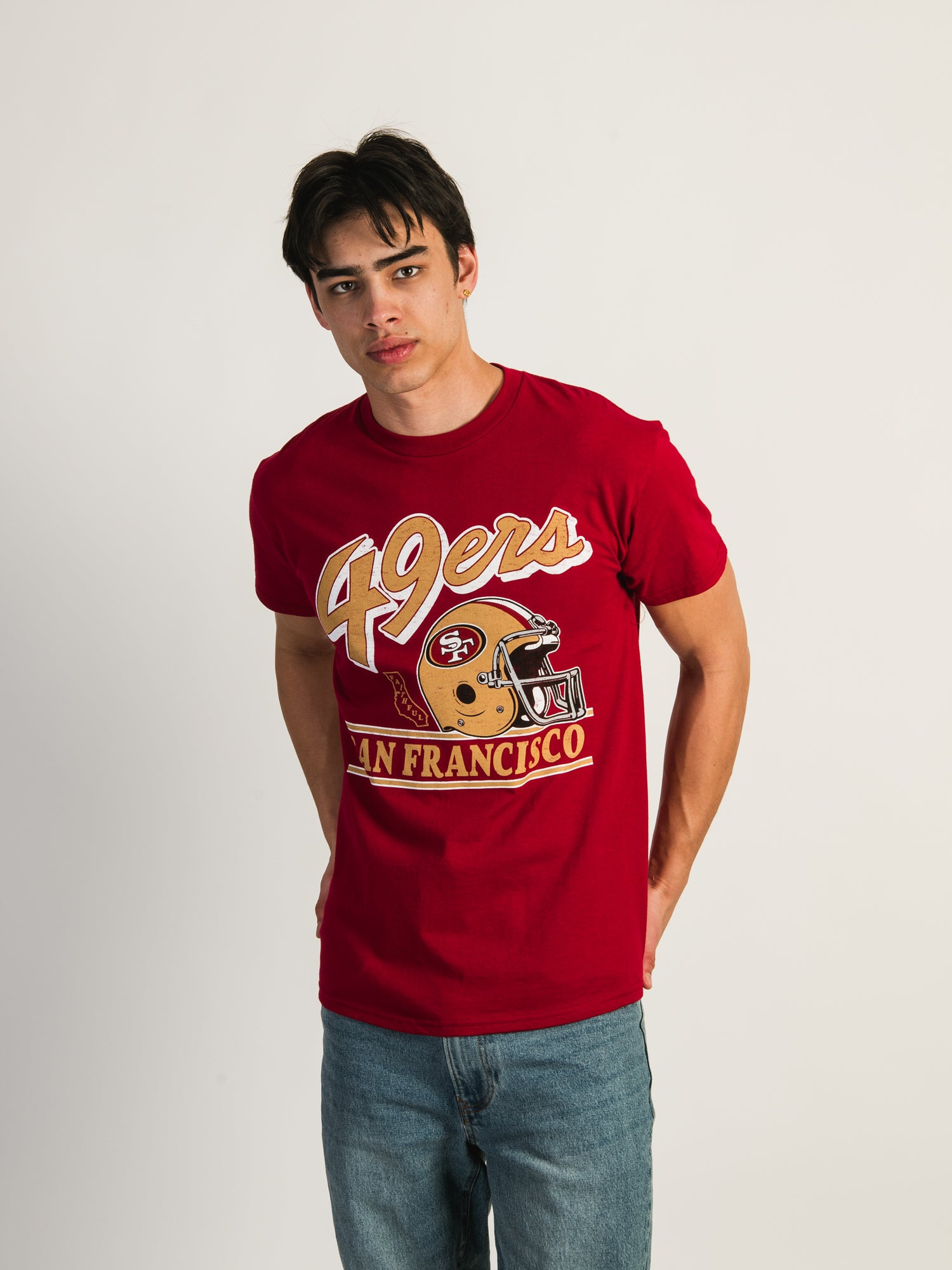 San Francisco 49ers Fly By T-Shirt - NFL Football Fan Apparel for Men & Women - Perfect for Game Day, Tailgating, and Sports Events