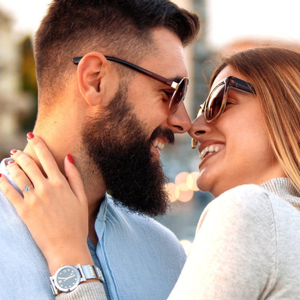 1.0 ct Marquise Cut Natural Sky Blue Topaz Engagement Ring - 14k Rose Gold Solitaire Bridal Ring for Women | Anniversary, Proposal, Wedding Jewelry Gift