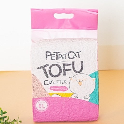 Premium Clumping Cat Litter - High Absorbency, Low Dust, 6L for Odor Control | Ideal for Multi-Cat Homes & Small Spaces | Petpet Brand
