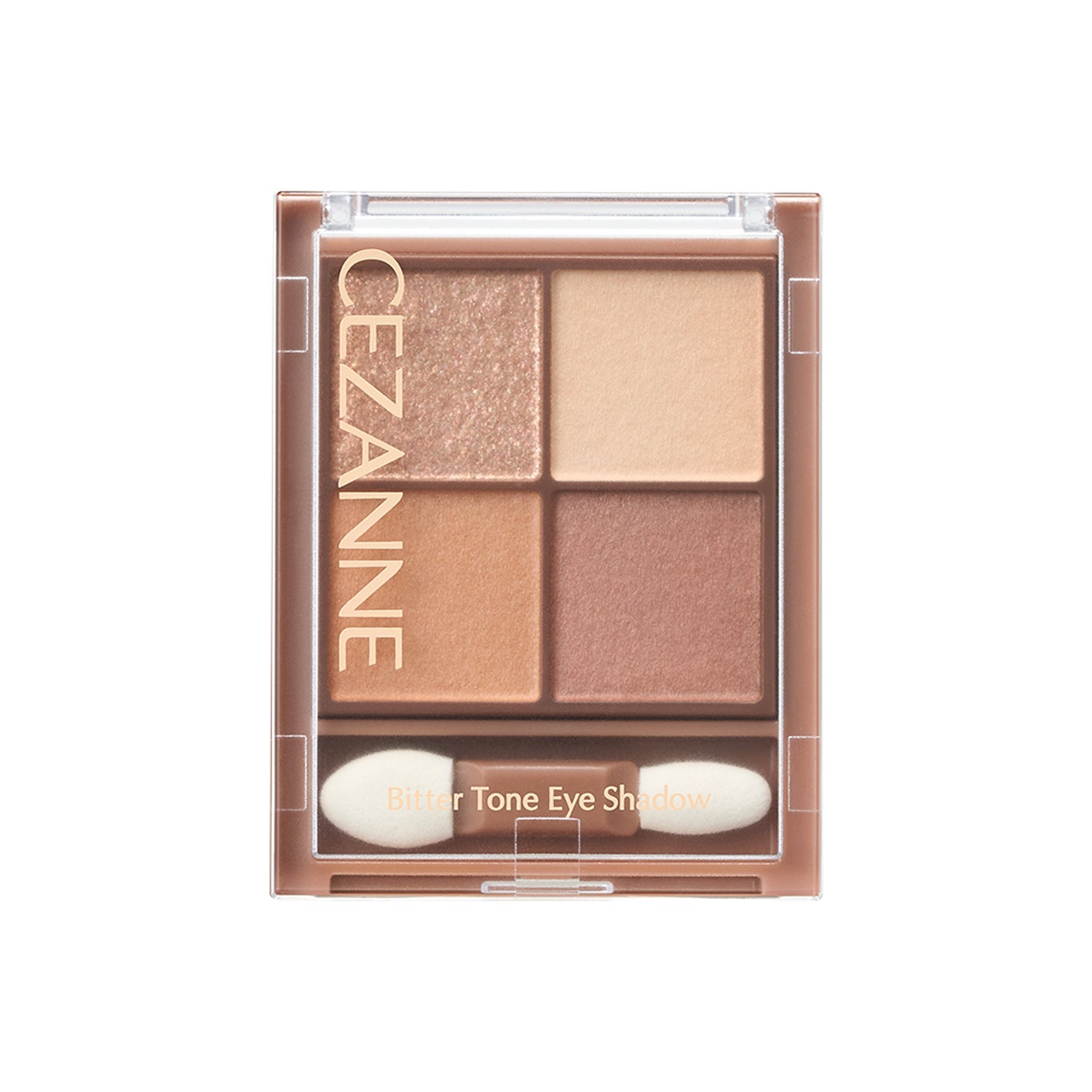 CEZANNE Bitter Tone Eyeshadow Palette - 3 Matte Neutral Shades (4g) | Long-Lasting Pigmented Eye Makeup for Everyday & Party Looks