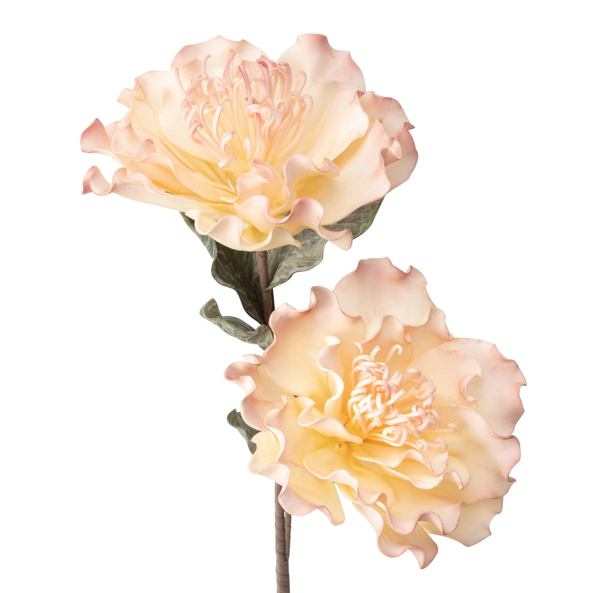 Artificial Anemone Flower Light Pink - Realistic Fake Plant for Home Decor, Wedding Centerpieces, Office Desk Decorations