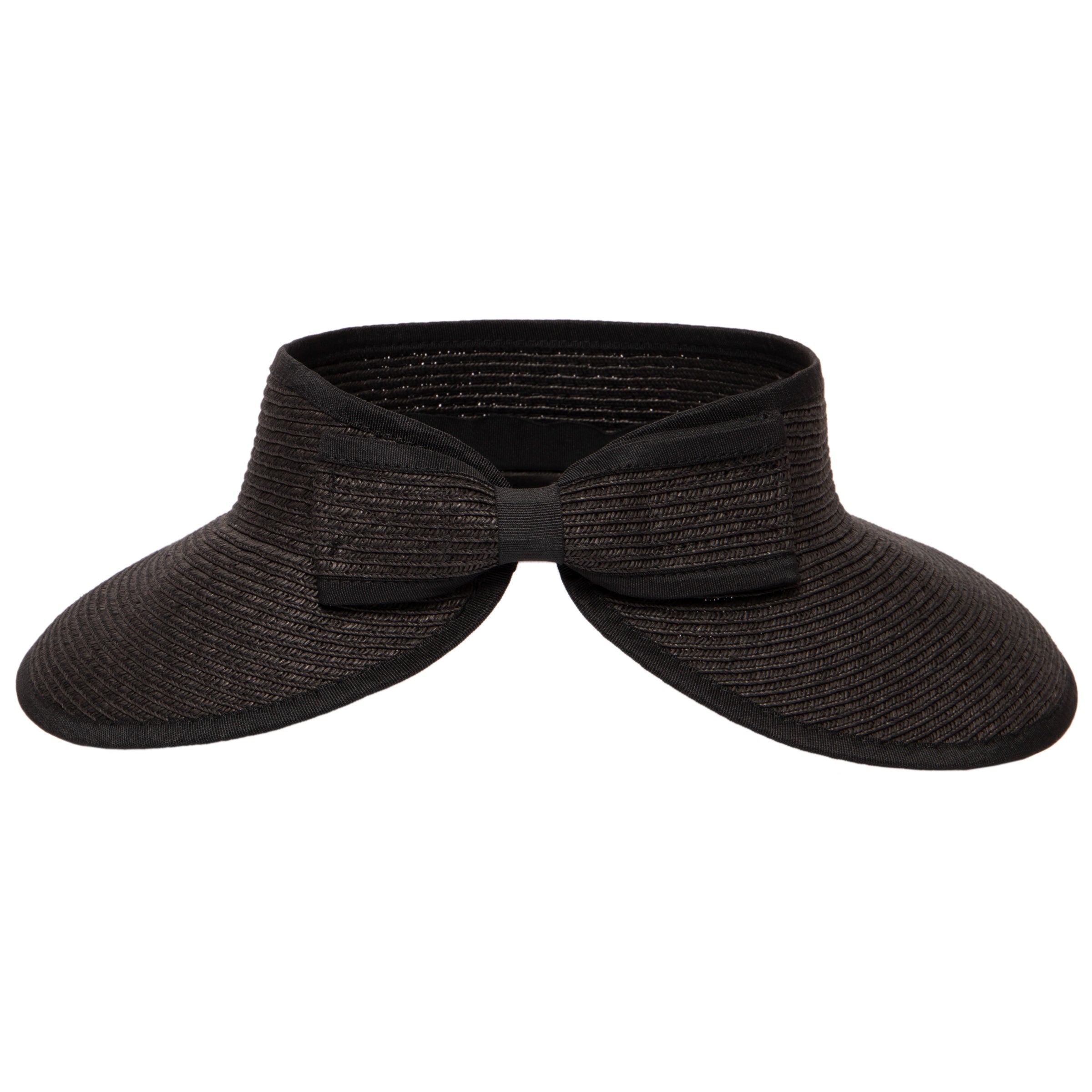 Women's Ultrabraid Visor with Bow - Stylish Sun Hat for Running, Golf, Tennis & Outdoor Activities