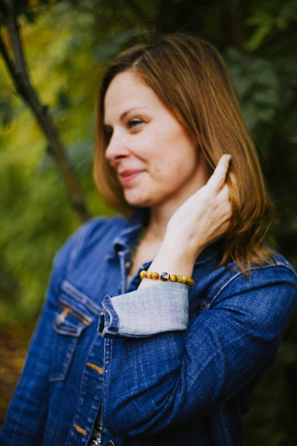 Golden Tiger Dzi Bead Wrist Mala Bracelet - Tibetan Buddhist Prayer Beads for Meditation, Yoga & Spiritual Protection