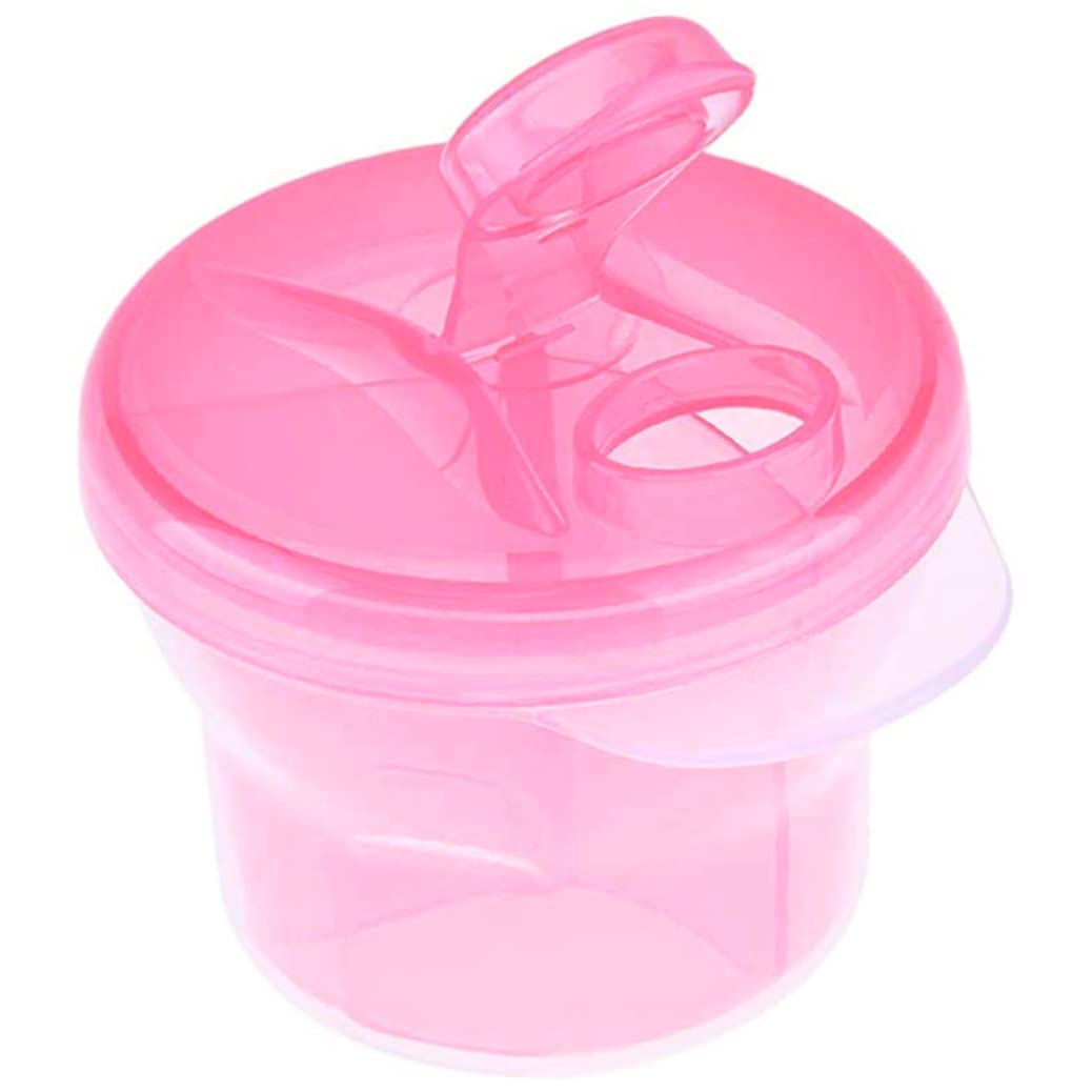 Baby Formula Dispenser & Powder Storage Container - Portable Milk Powder Organizer for Travel, Outdoor, Snacks - BPA-Free Food Box with Measuring Scoop (Pink) | Perfect for On-the-Go Feeding, Daycare & Family Outings