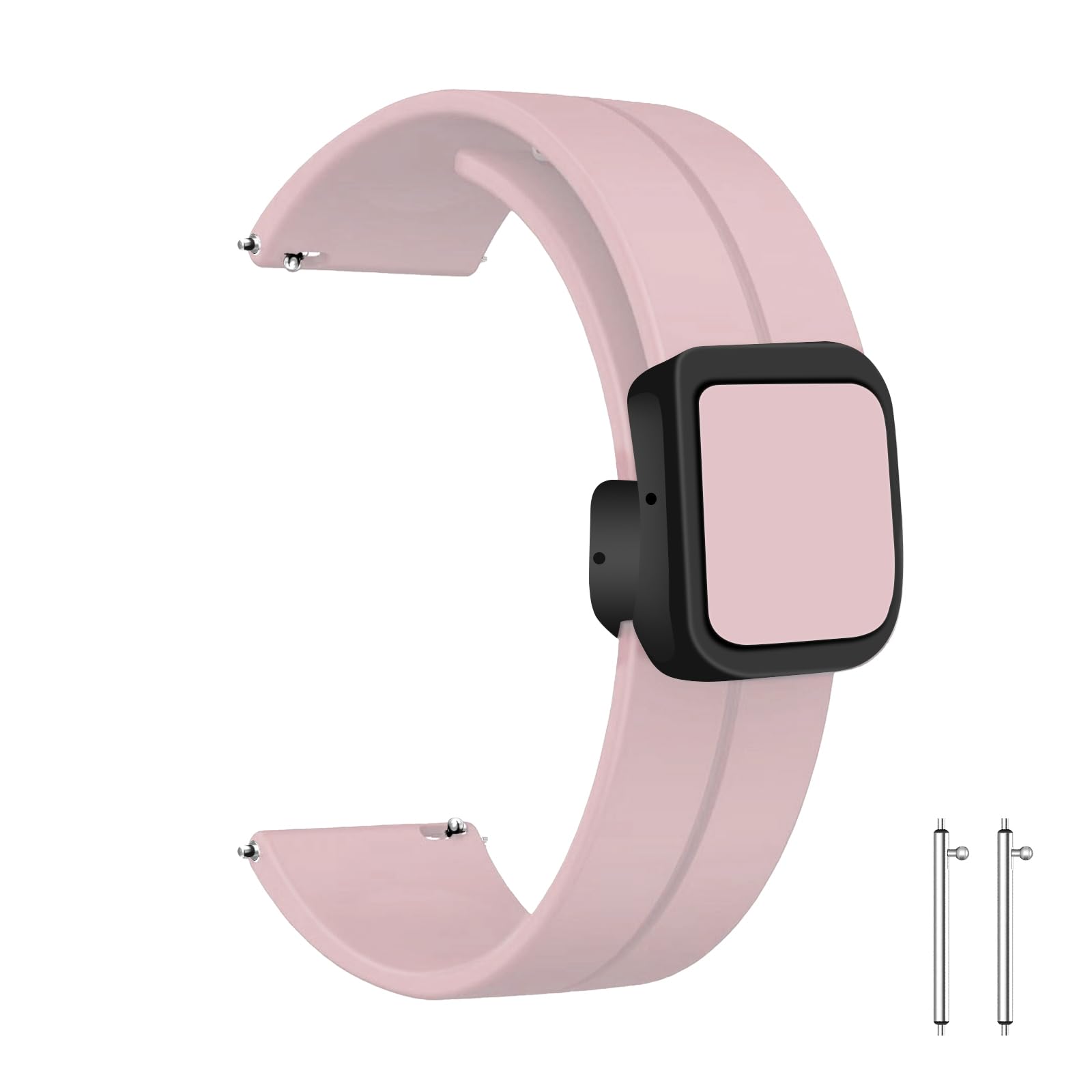 20mm 22mm Silicone Watch Band - Quick Release, Waterproof for Smartwatches - Perfect for Sports & Daily Wear