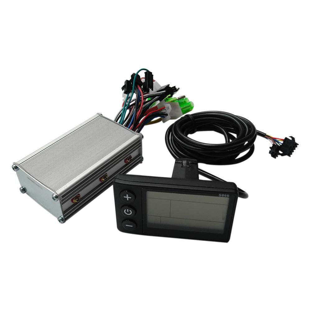 36-48V Brushless Motor Controller with LCD Display - Waterproof eBike & Electric Scooter Speed Controller Kit for Commuting & Outdoor Adventures
