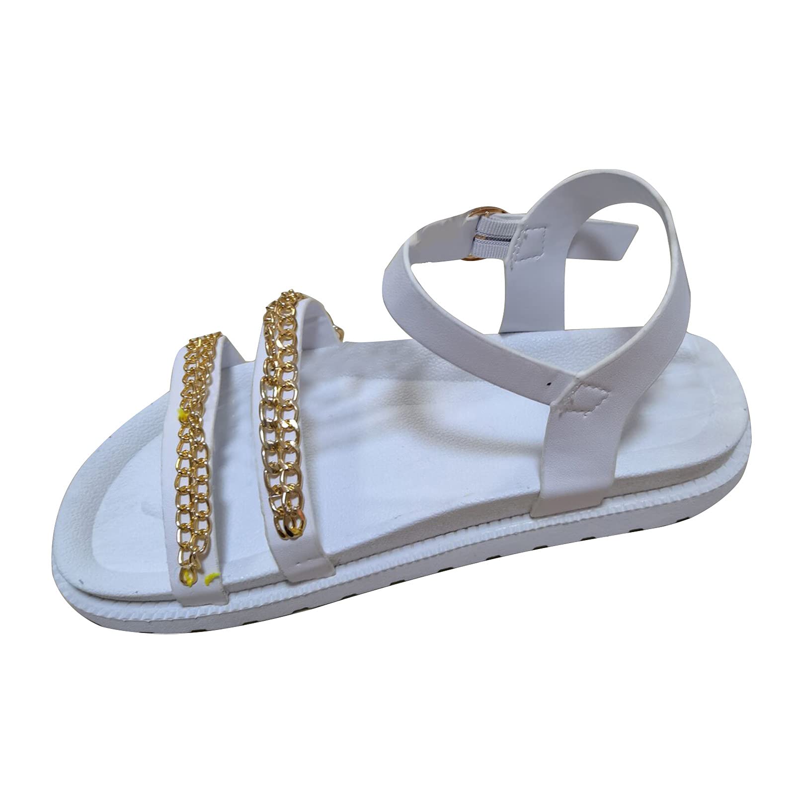 AYASO Women's Summer Slippers 2022 - Breathable Transparent Mule Sandals with Fashion Chain Design | Perfect for Beach, Poolside, and Indoor Comfort
