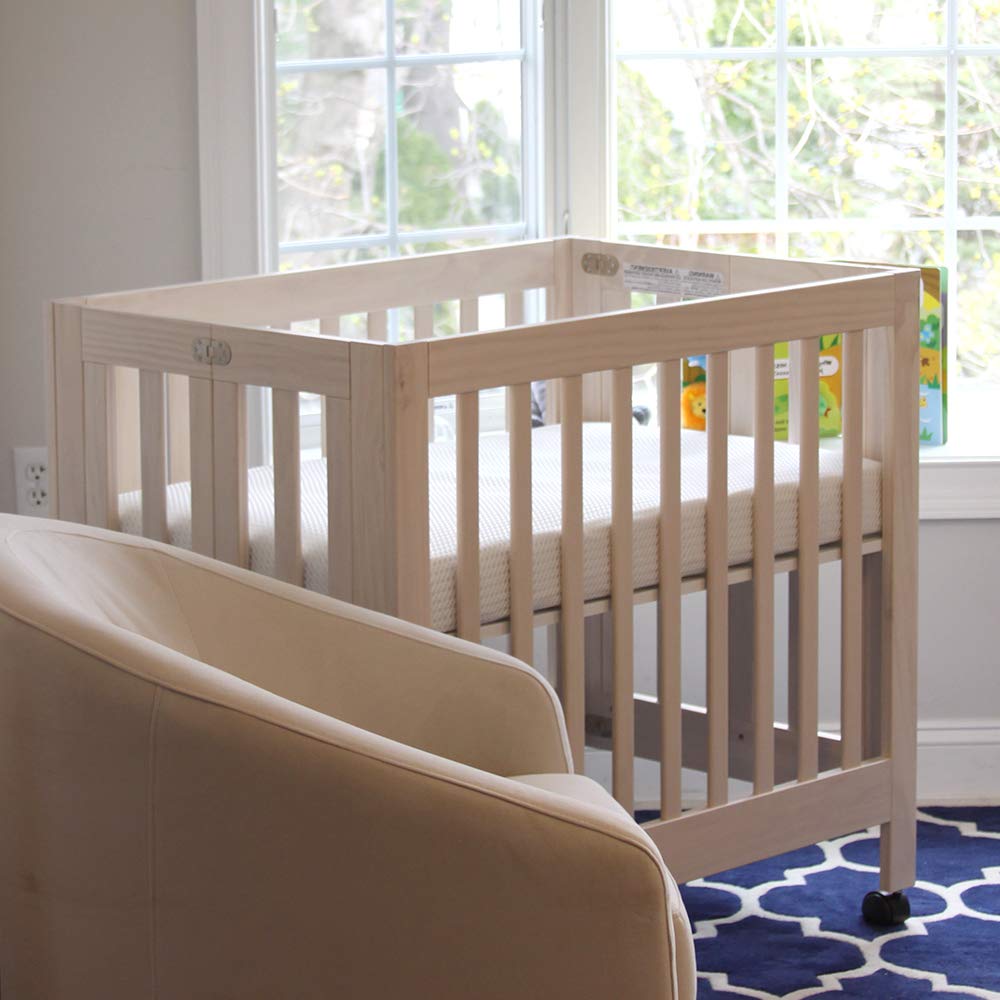Lullaby Earth Mini Baby Crib Mattress - Dual Firmness Infant Mattress with Washable Cover - Breathable Crib Mattress for Newborns & Toddlers - 38