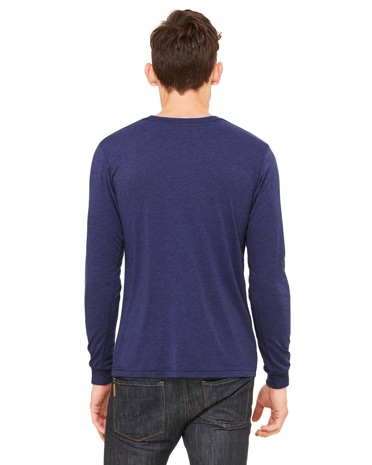 Bella + Canvas 3501 Unisex Jersey Long Sleeve T-Shirt | Soft Cotton Crewneck Tee for Men & Women | Perfect for Casual Wear, Layering & Everyday Comfort