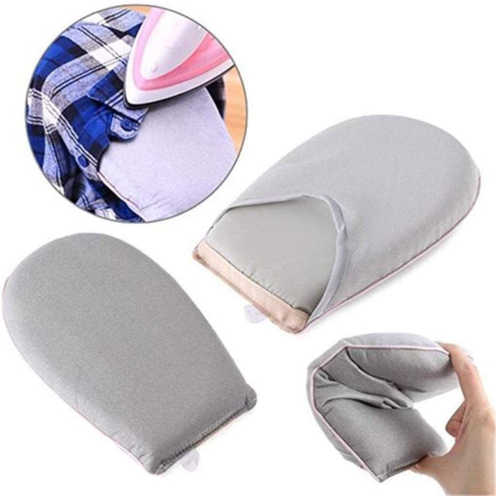 Barmi 8-Inch Heat Resistant Ironing Gloves for Handheld Garment Steamers - Portable Travel Ironing Board Alternative - Protective Steamer Gloves for Wrinkle-Free Clothes at Home & On-The-Go