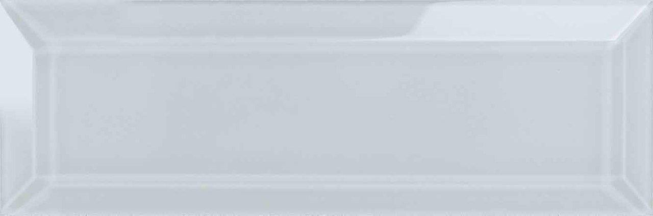 Soft Blue Beveled Glass Subway Tile 3x9 - Elegant Kitchen Backsplash & Bathroom Wall Decor