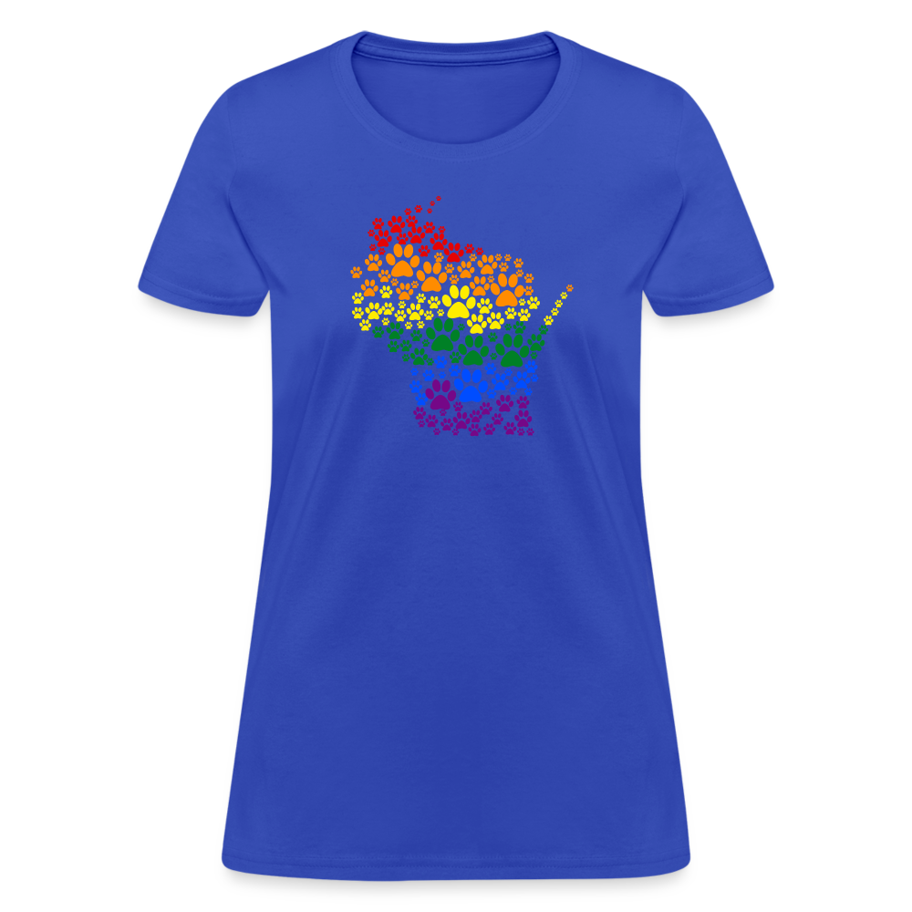 Pride Paws Classic T-Shirt - LGBTQ+ Pride Rainbow Dog Apparel for Men & Women - Perfect for Pride Parades, Pet Lovers & Casual Wear