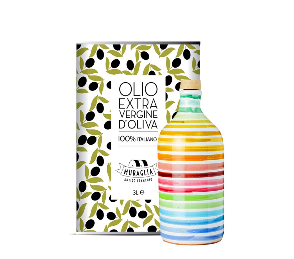 Premium Extra Virgin Olive Oil - 101 Fl.oz (3L) Cold Pressed, Unfiltered, Rich Flavor - Perfect for Cooking, Salad Dressing & Gourmet Recipes