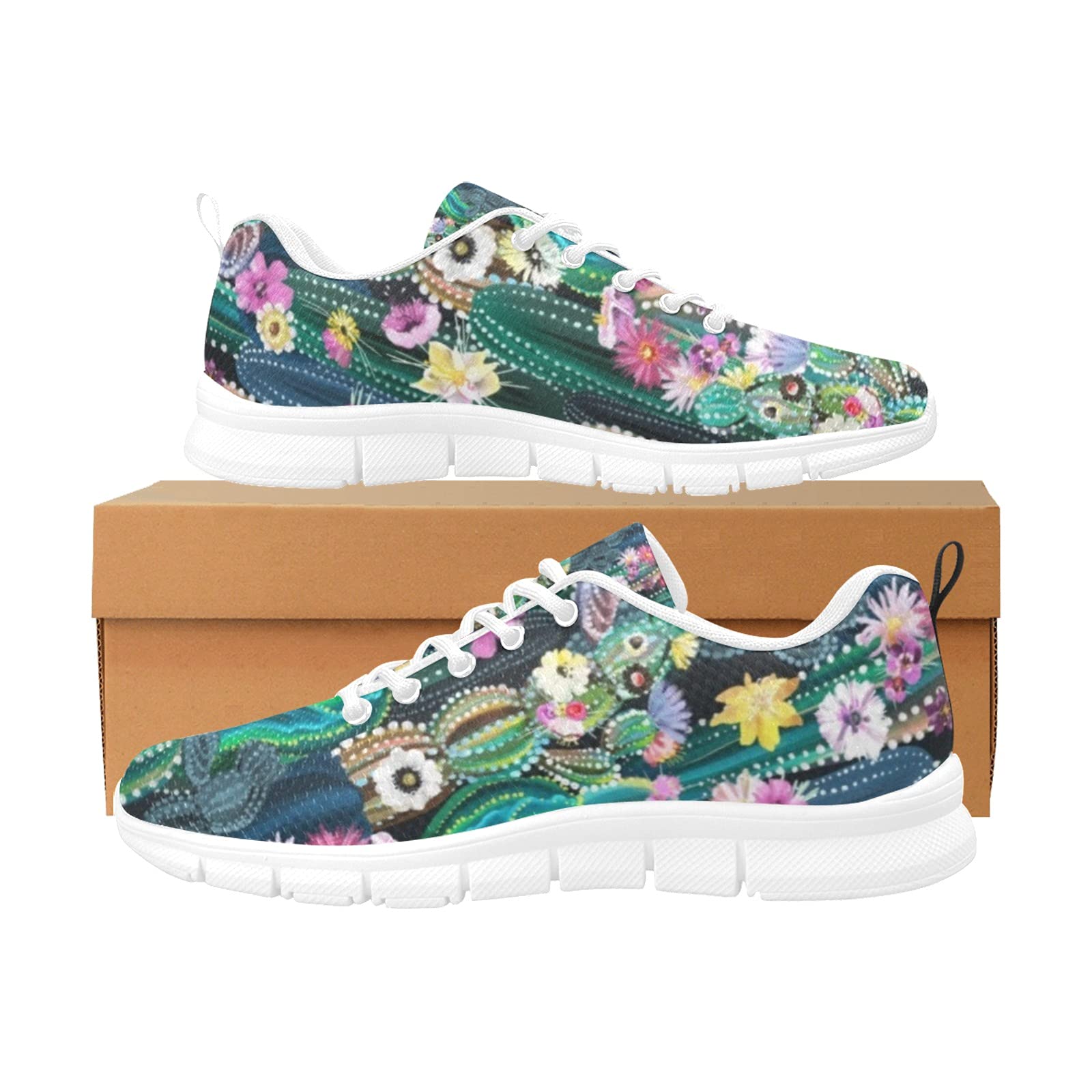 ANANGTEE Women's Balloon Animal Print Sneakers - Fashion Casual Slip-On Tennis Shoes for Walking, Lightweight Breathable with Arch Support & Non-Slip Sole | Perfect for Work, Travel, Gym & Everyday Wear