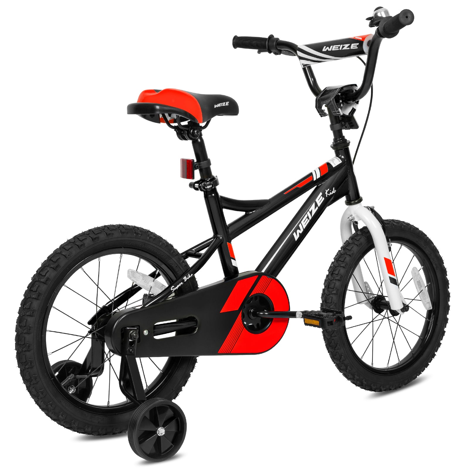 16 Inch Kids Bike for Boys & Girls Ages 4-6 Years | 38-48 Inch Rider Height | Coaster Brake | Red Children's Bicycle | Perfect for Neighborhood Rides, Park Adventures & Learning to Cycle