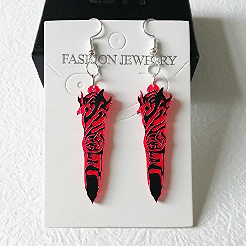Anime Drop Earrings for Women - Cute Cosplay Accessories & Fashion Jewelry - Perfect for Cosplay, Halloween, Parties & Daily Wear