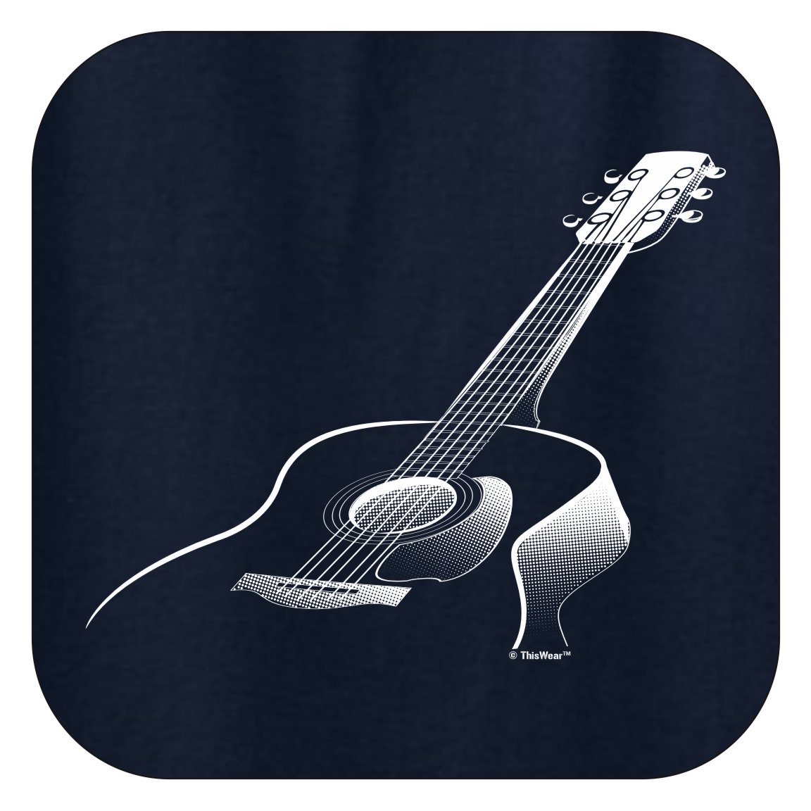 3D Acoustic Guitar Music Lover T-Shirt - Long Sleeve Graphic Tee for Musicians & Band Fans | Perfect Gift for Guitar Players, Concerts & Music Festival Outfits