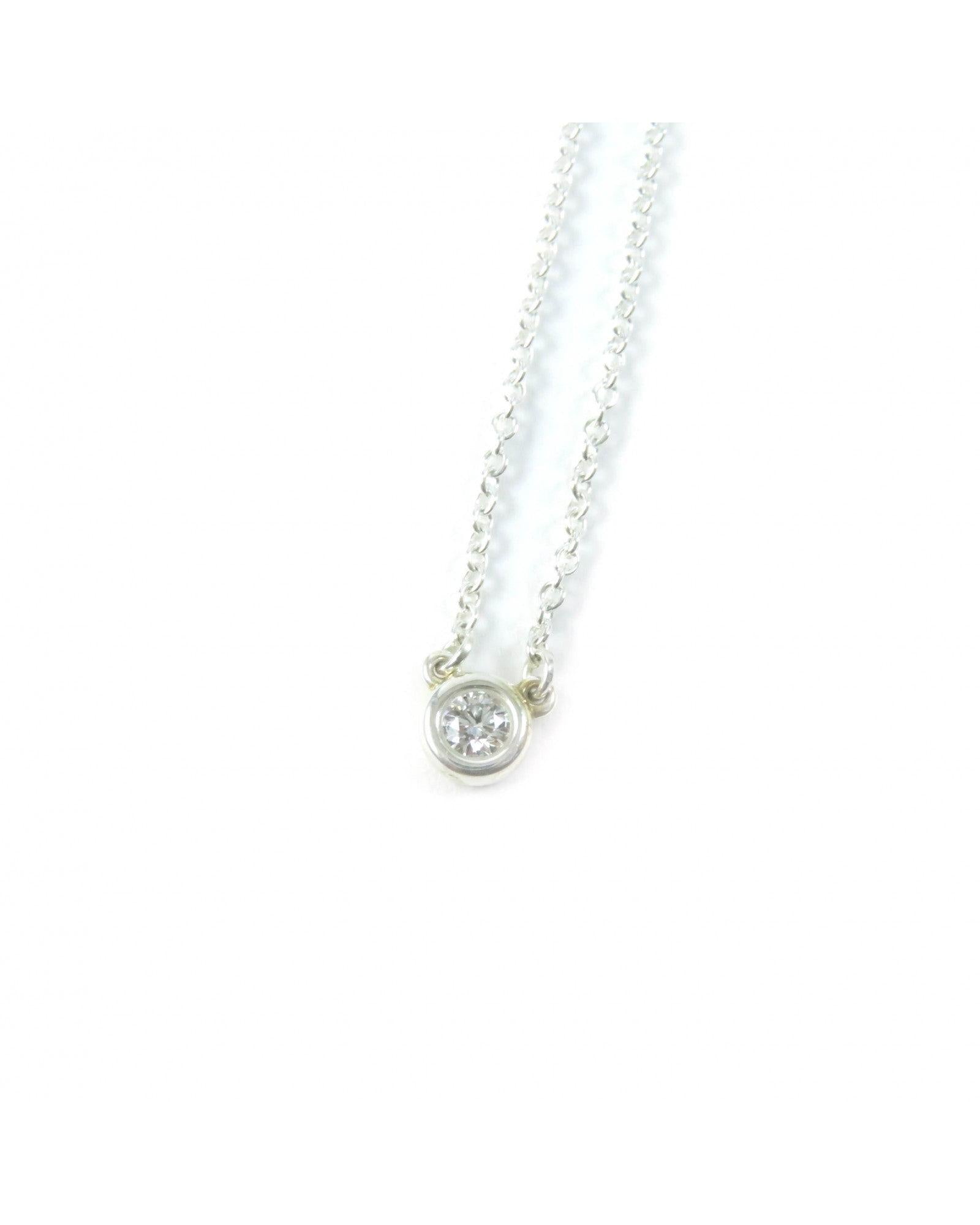 Solitaire Diamond Pendant Necklace - Elegant Bezel Setting for Women | Perfect for Weddings, Anniversaries & Special Occasions