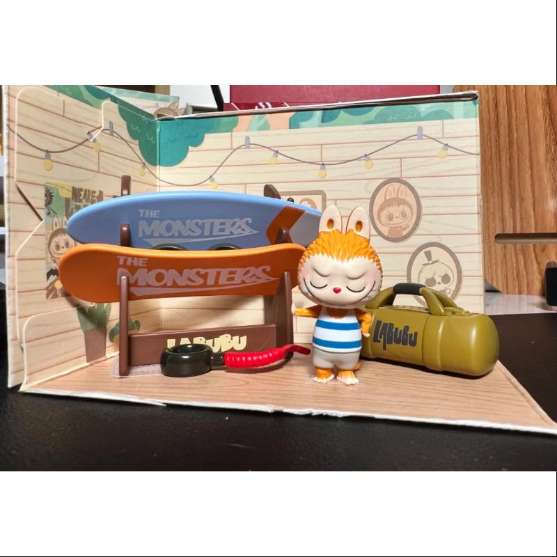 Labubu The Monsters Home of the Elves Series - Collectible Vinyl Figure for Display & Gift (Imaginary Surfing Theme) - Perfect for Anime Fans, Toy Collectors & Home Decor