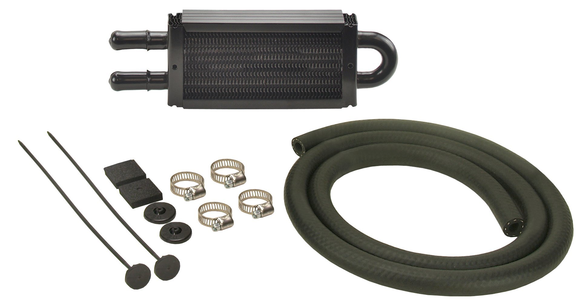 Derale 13213 High Performance Power Steering Cooler Kit - Universal Fit, Black - Perfect for Off-Roading, Racing & Heavy-Duty Vehicles