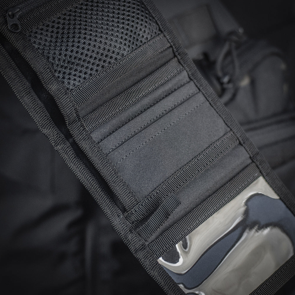 M Tac Tactical Wallet with Patch Panel - Elite Gen.II Multicam Black | RFID Blocking Slim Wallet for Outdoor, Travel & Everyday Carry (EDC)