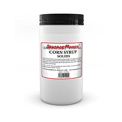 Premium Corn Syrup Solids for Smoked & Cooked Sausage - 1 lb. 8 oz. - Ideal for Homemade Sausage, Jerky & BBQ Seasoning - Perfect for Food Processing & Meat Curing