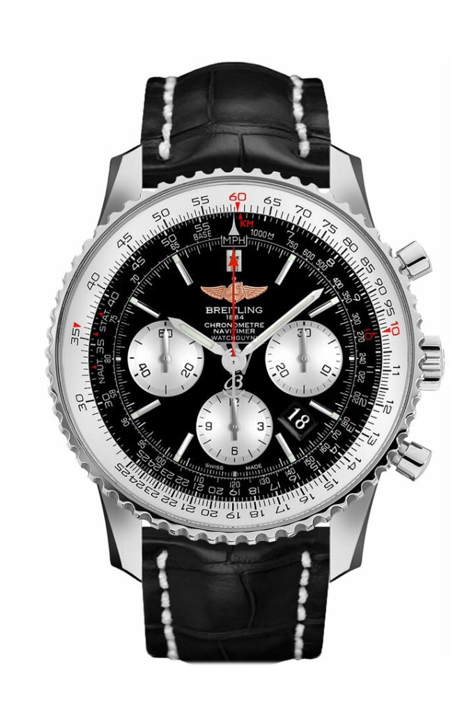 Breitling Navitimer 01 46MM Men's Automatic Chronograph Watch AB012721 BD09 - Luxury Pilot Watch for Aviation Enthusiasts & Business Professionals