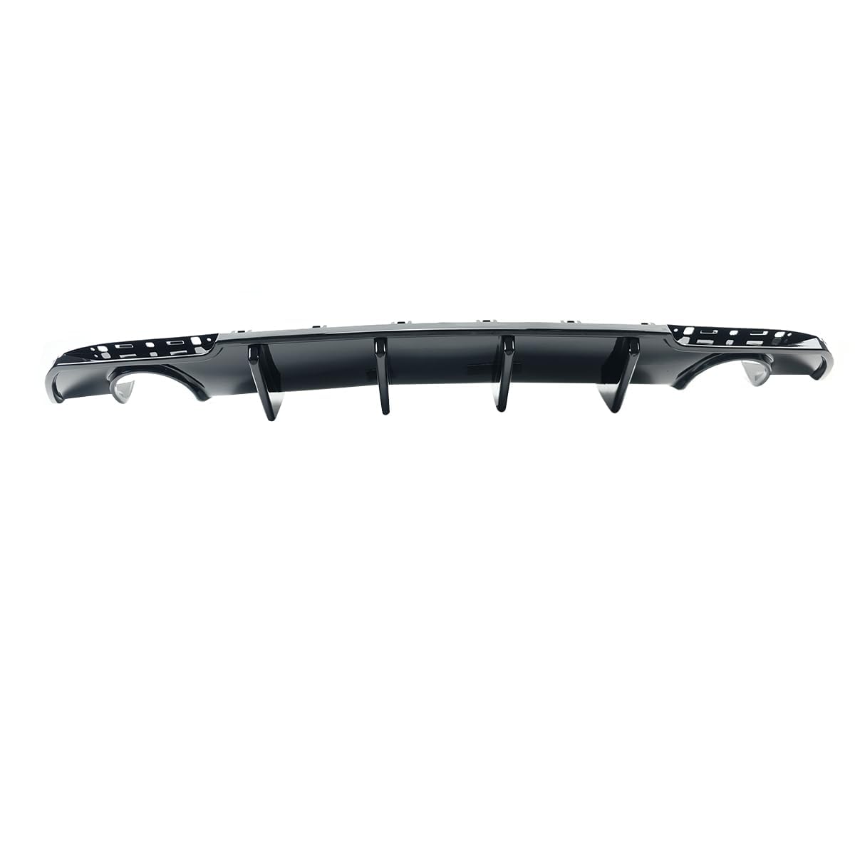 Glossy Black Rear Diffuser Lip for 2015-2023 Chrysler 300 SRT | Lower Valance Bumper Molding | Shark Fin Splitter Upgrade | Enhances Aerodynamics & Sporty Look | Perfect for Car Shows & Performance Tuning