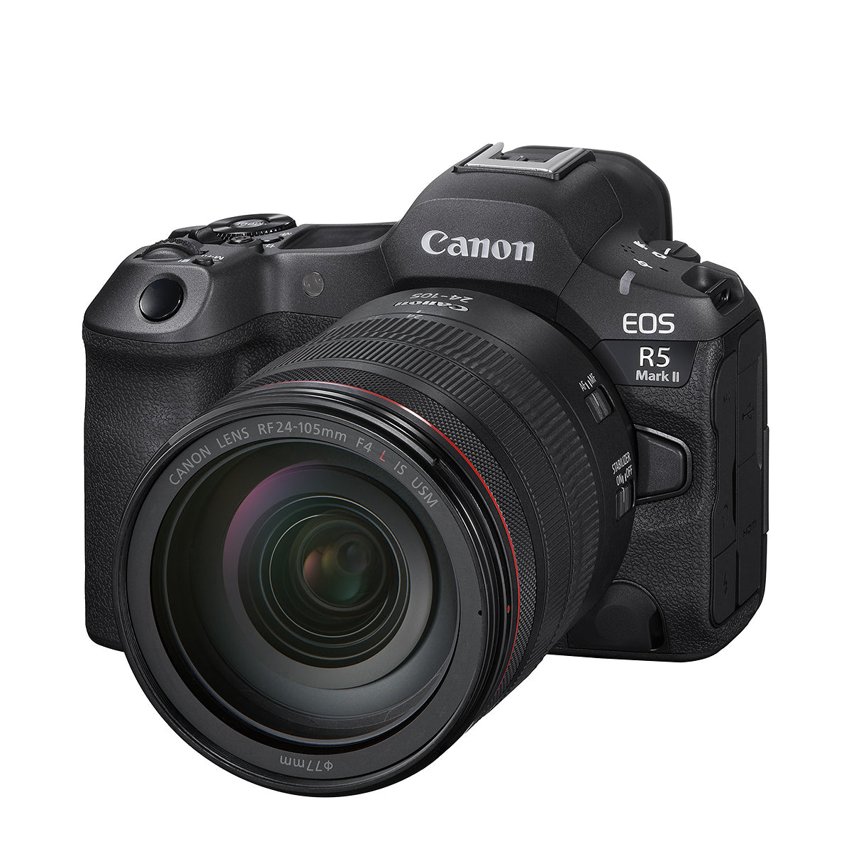 Canon EOS R5 Mark II Mirrorless Camera with RF24-105mm F4 L IS USM Lens Kit - Professional Full Frame Interchangeable Lens Camera for Wedding, Travel & Landscape Photography