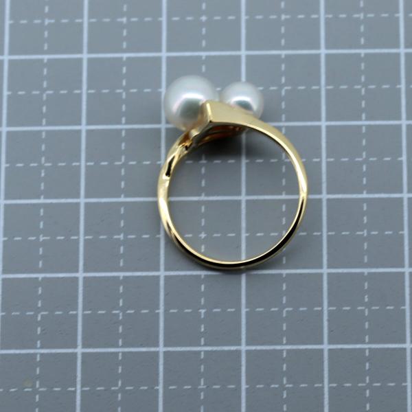 18K Gold Pearl Ring for Women - Vintage Elegant Jewelry Gift for Wedding, Anniversary & Special Occasions