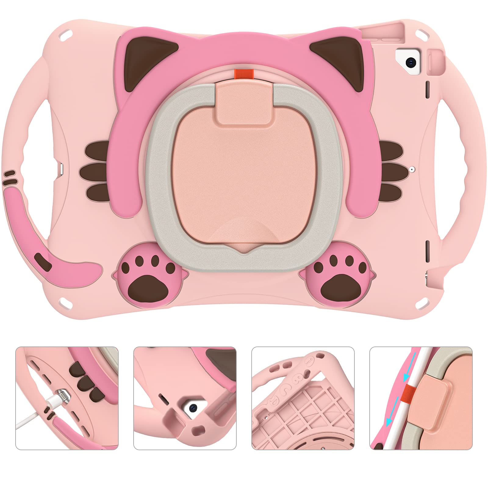 BRAECN iPad Case for 9th/8th/7th Generation 10.2