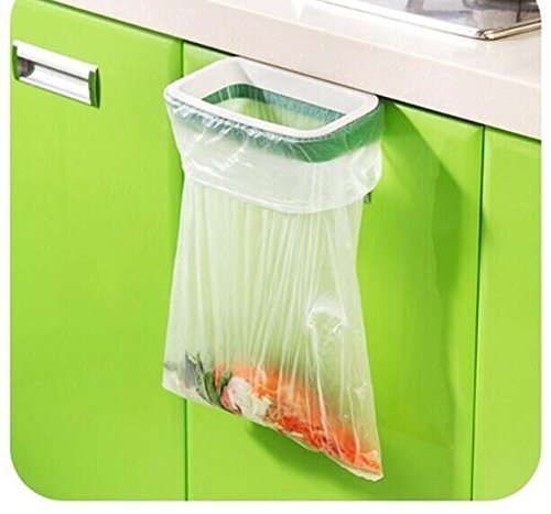 1PCS Practical Kitchen Garbage Bag Holder Plastic Bracket - Organize Trash Bags for Cabinets, Drawers & Under Sink Storage - Perfect for Home, Office & RV Use