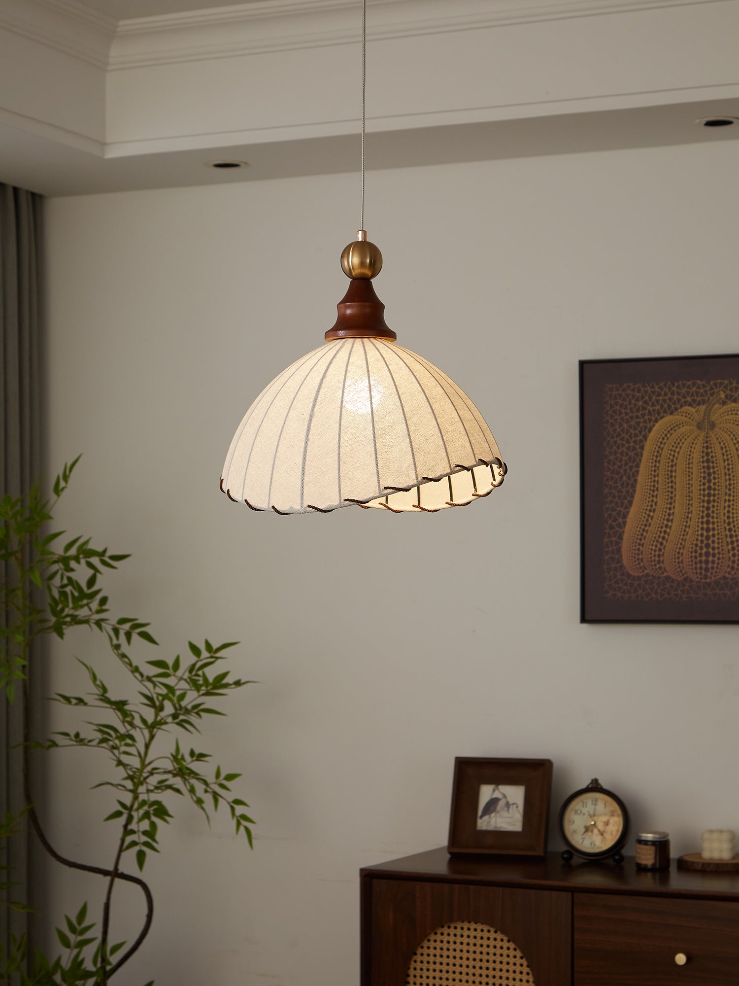 Eldora Modern Pendant Light - Sleek Hanging Fixture for Kitchen Island, Dining Room, or Bedroom Lighting - Adjustable Height & Dimmable LED Bulb Included